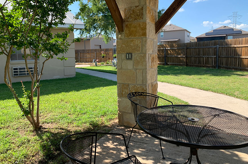 Outside Sitting Area