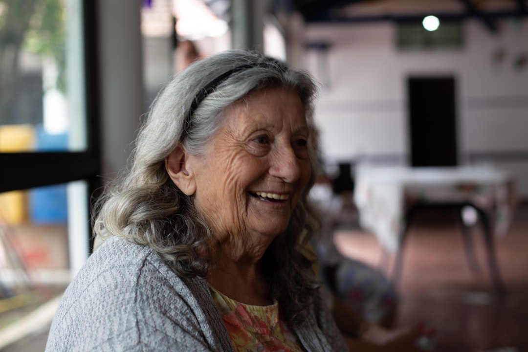 Resident Sitting in Dining Room